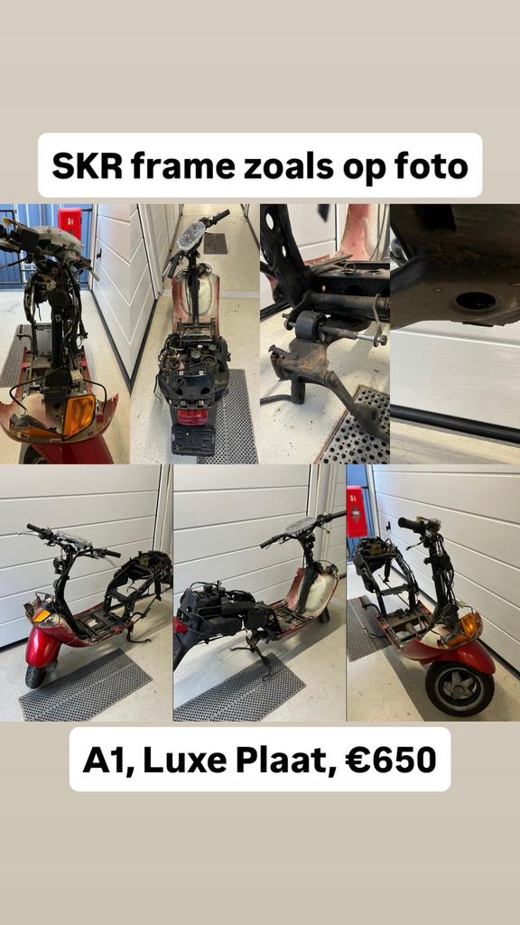 Veel SKR onderdelen! Frame, kappen, etc!, Ophalen of Verzenden, Zo goed als nieuw, Overige typen, Piaggio