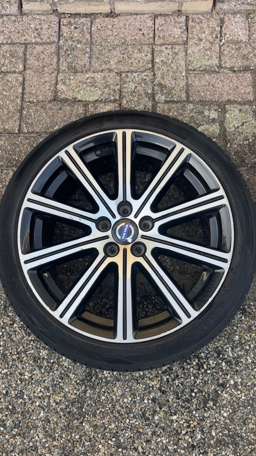 Te koop set Volvo V60 18inch Titanias incl TPMS, Auto-onderdelen, Banden en Velgen, Ophalen, 18 inch, Velg(en), Winterbanden