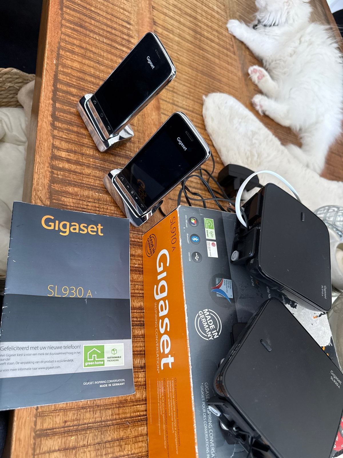Gigaset SL910A & SL930A Draadloze Telefoons met Opladers, Ophalen, Gebruikt, 2 handsets