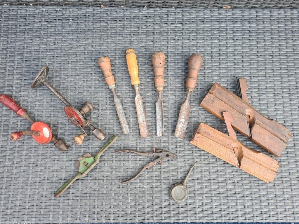 diverse oud gereedschap, Ophalen of Verzenden
