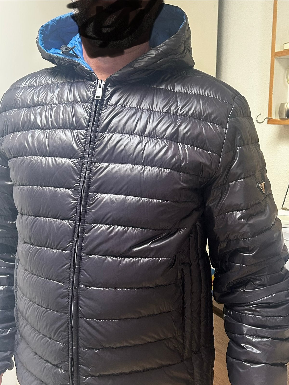 Originele Prada jas maat 56, Kleding | Heren, Jassen | Winter, Ophalen of Verzenden, Zo goed als nieuw, Maat 56/58 (XL), Zwart