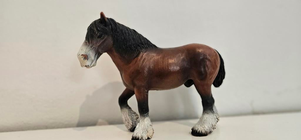 Vintage Schleich Shire Ruin 2000 #13247, Ophalen of Verzenden, Gebruikt, Paard, Beeldje of Figuurtje