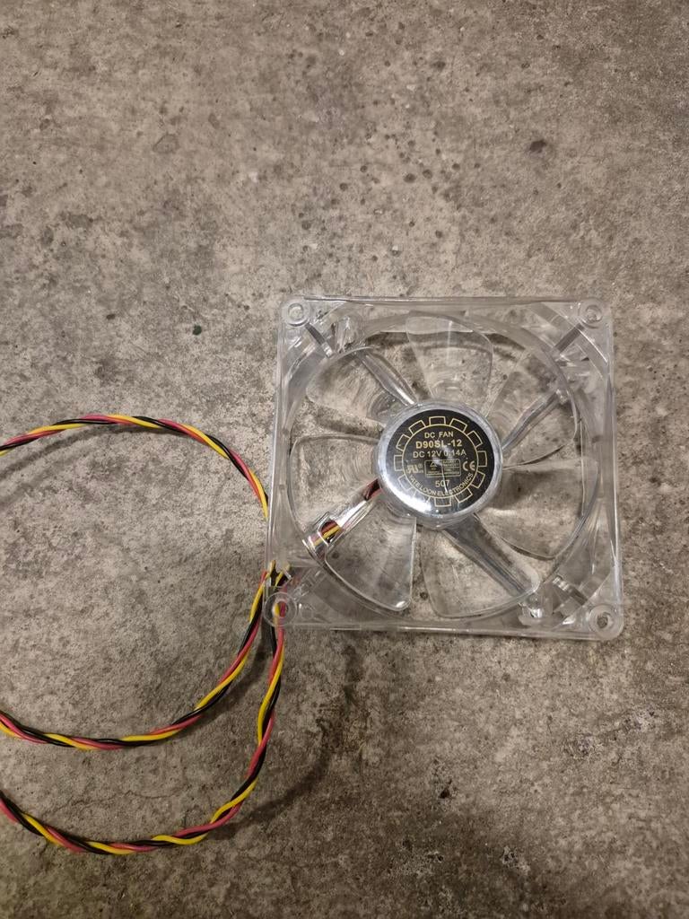 Transparante DC FAN D90SL-12, Ophalen of Verzenden