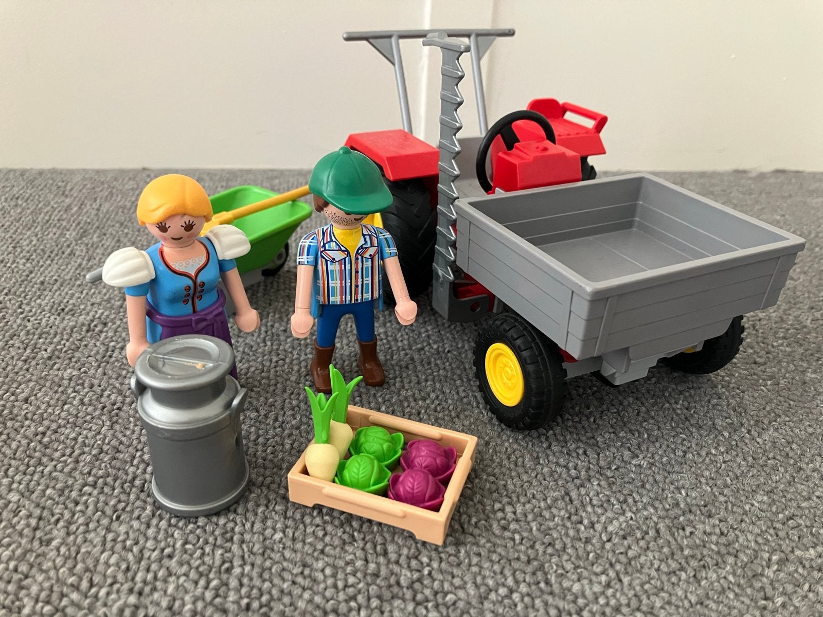 Playmobil Boerderij Set met Tractor, Ophalen, Gebruikt, Complete set, Voertuig