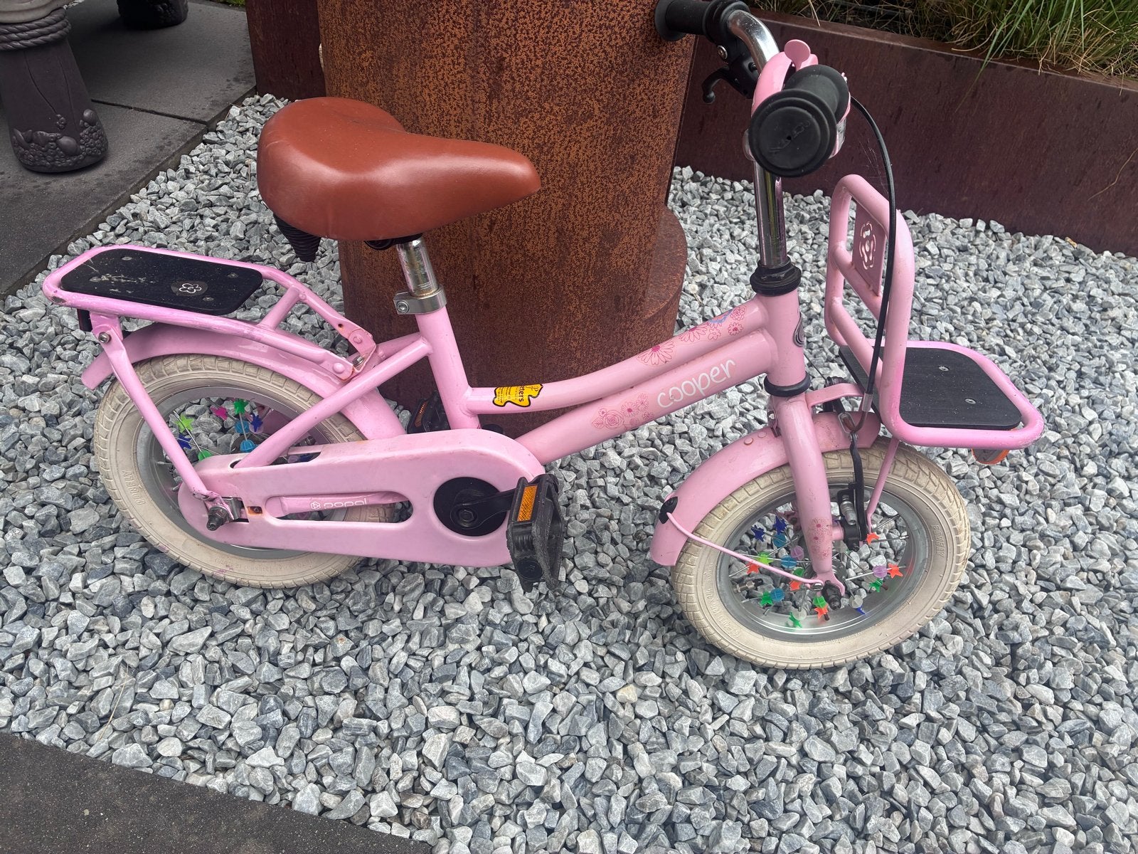 Cooper Kinderfiets roze - Ideaal om te leren fietsen, Ophalen, Gebruikt, Terugtraprem, Minder dan 16 inch