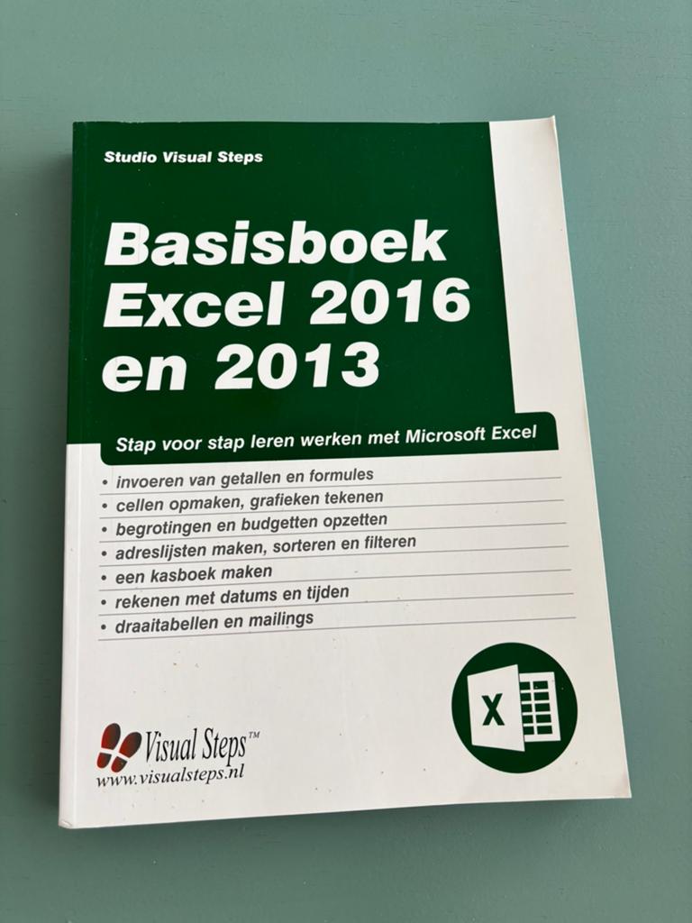 Basisboek Excel 2016 en 2013 - Handig Naslagwerk, Ophalen of Verzenden, Gamma, Zo goed als nieuw, Overige niveaus