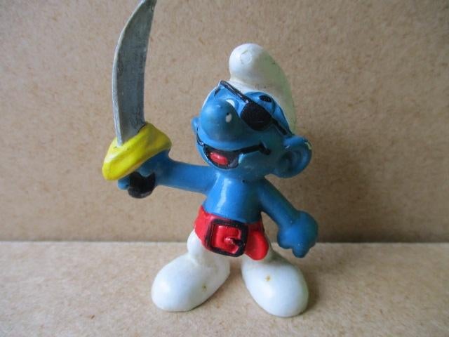 adv10778 smurfen poppetje 3, Ophalen, Smurfen, Gebruikt, Beeldje of Figuurtje