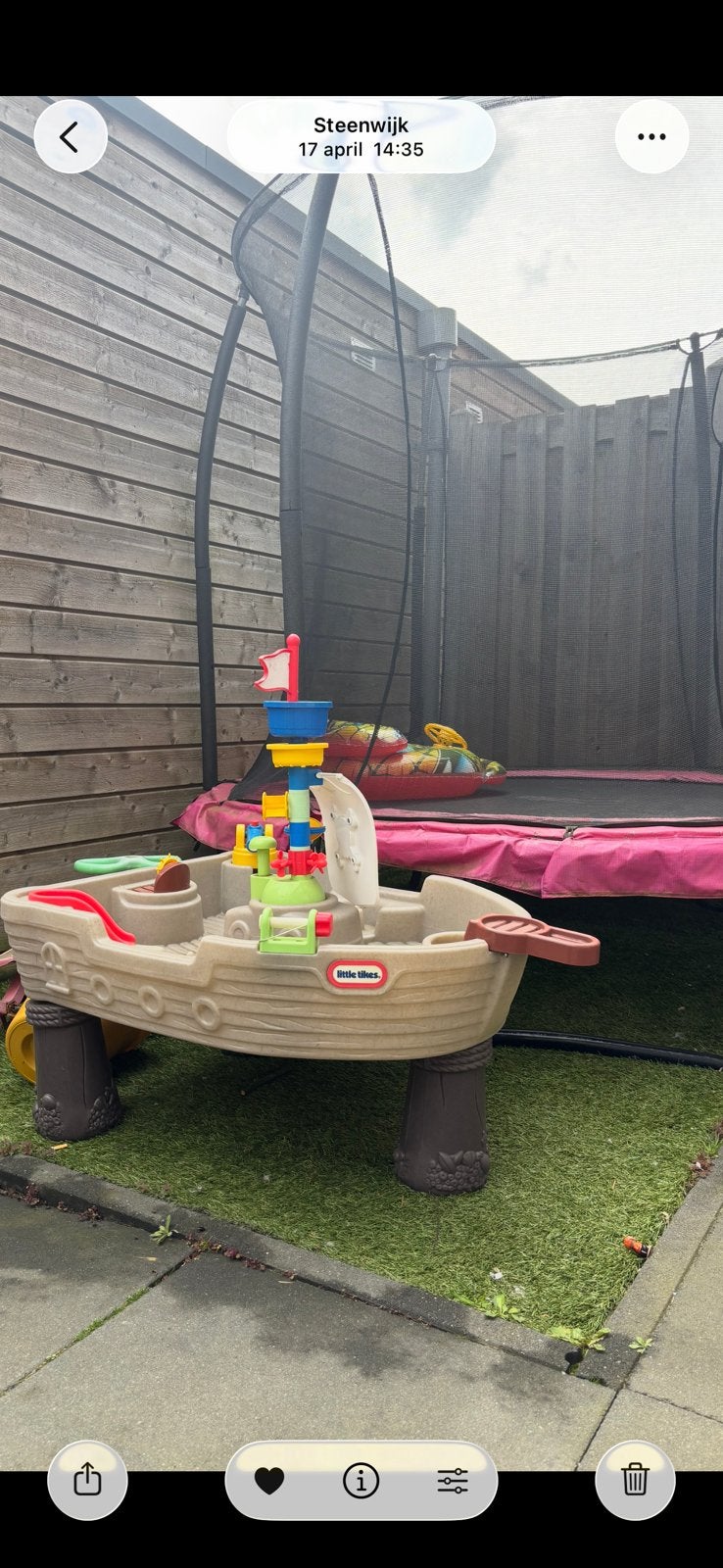 Little tikes piraten boot, Ophalen, Gebruikt