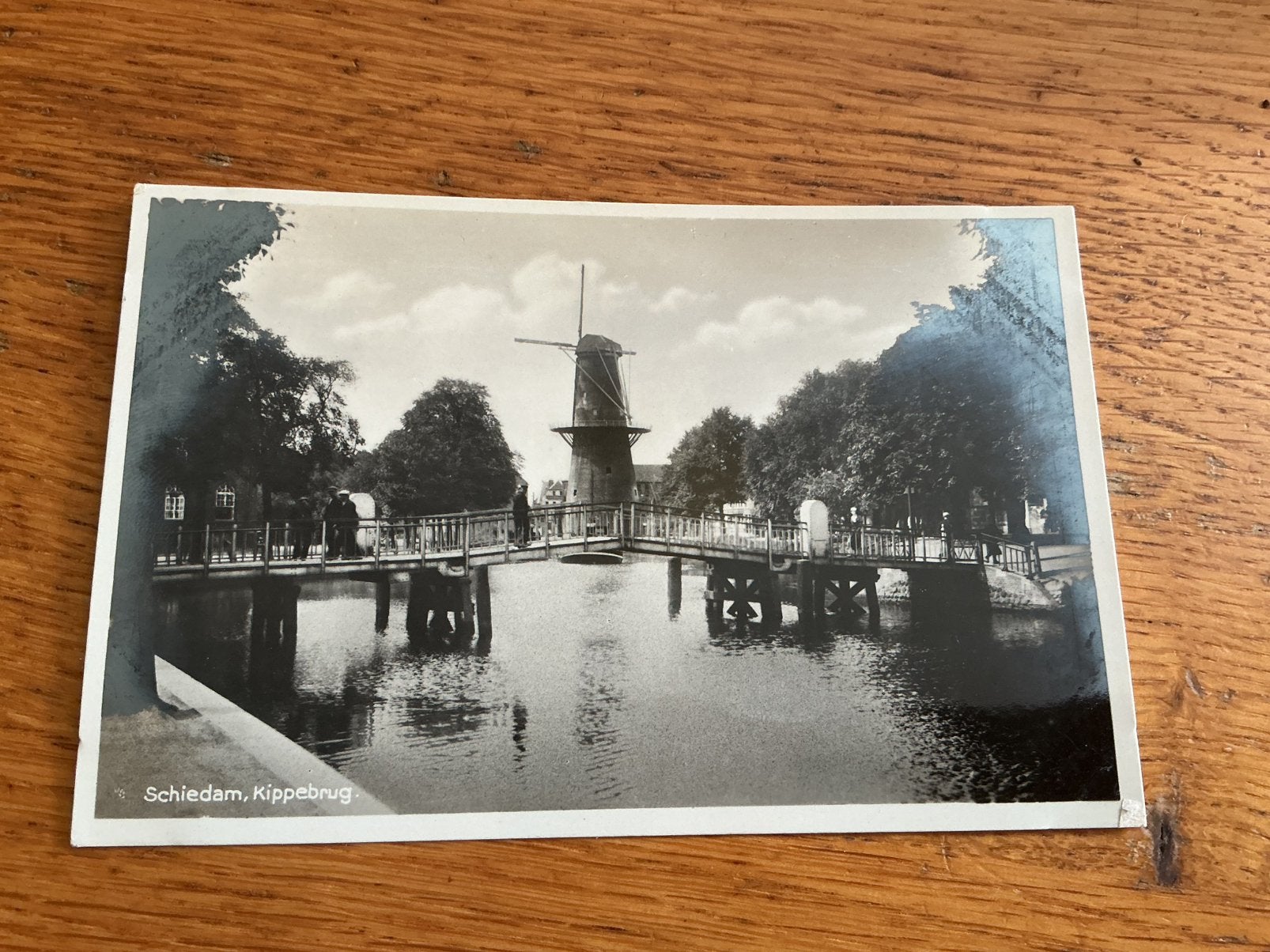 V54 Schiedam kippebrug molen, Ophalen of Verzenden, Voor 1920, Zuid-Holland