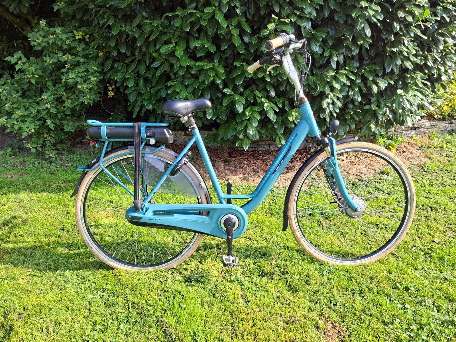 Batavus Wayz E-Go Comf xn7 dames fiets turquoise, Fietsen en Brommers, 51 tot 55 cm, Ophalen of Verzenden, Zo goed als nieuw, Batavus