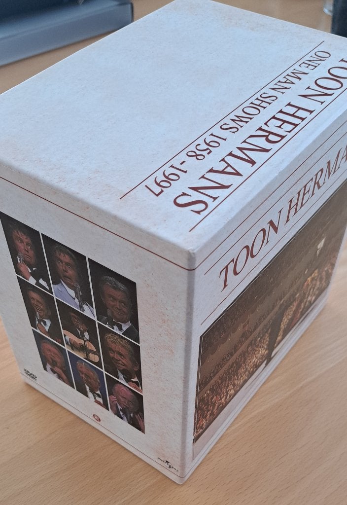 TOON HERMANS DVD BOX, Cd's en Dvd's, Inclusief doosje, Alle leeftijden, Toon Hermans, Zo goed als nieuw