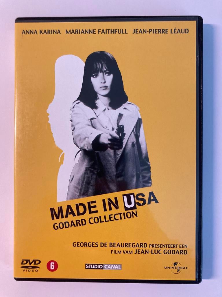 Made in USA, 1966 / DVD /Godard Collection /Jean-Luc Goddard, Cd's en Dvd's, 1960 tot 1980, Ophalen of Verzenden, Zo goed als nieuw