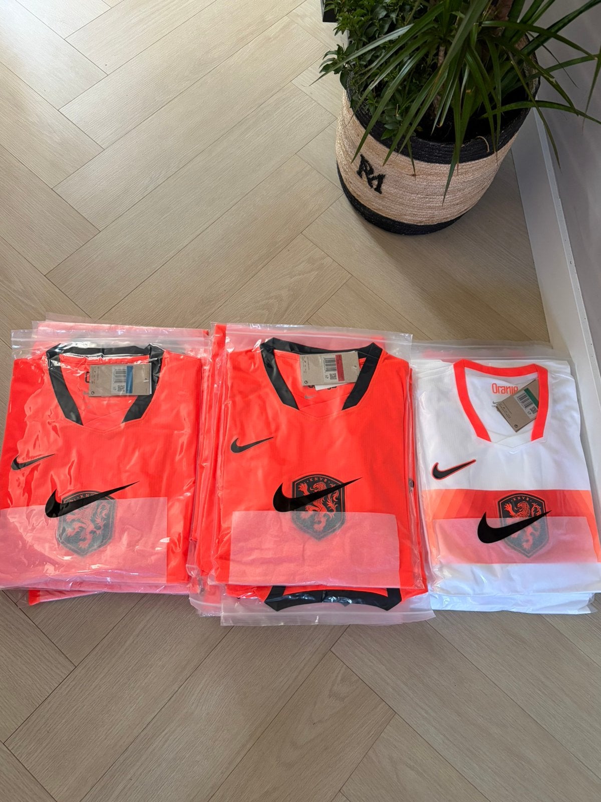 WK 2026 Nederland thuis & uit shirts S tm XL, Ophalen of Verzenden, Nieuw, Overige maten, Oranje