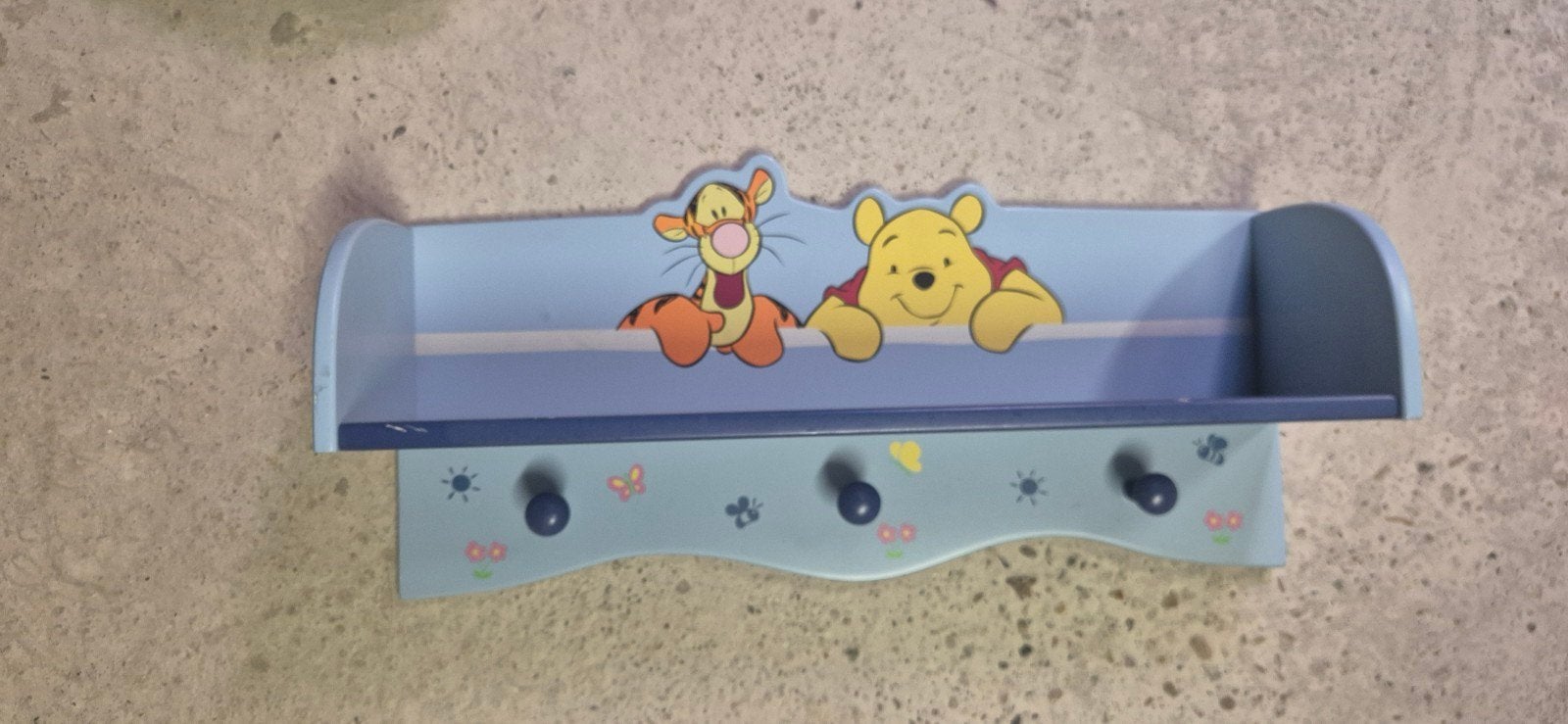 Winnie de Poeh plankje met kapstok voor kinderkamer, Ophalen, Gebruikt, Overige typen