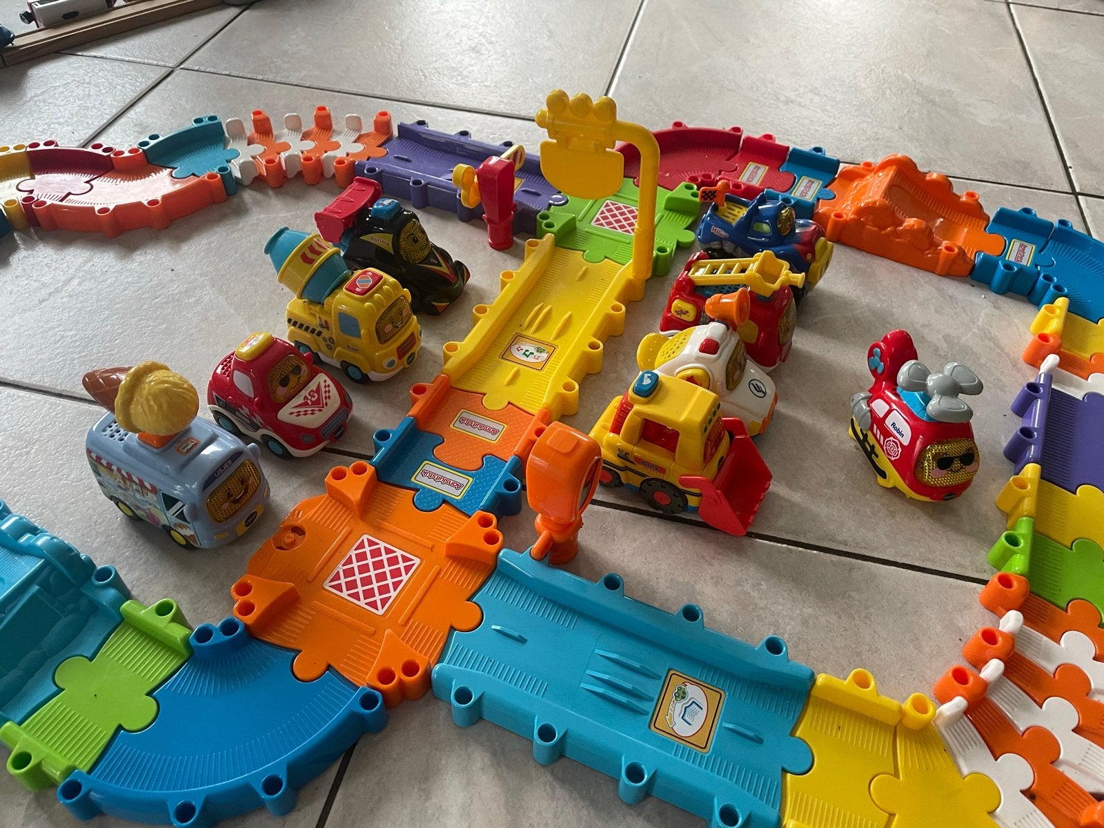 Grote set VTech Zoef Zoef Dieren en Toet Toet Auto's, Ophalen, Gebruikt, Overige typen, Met licht