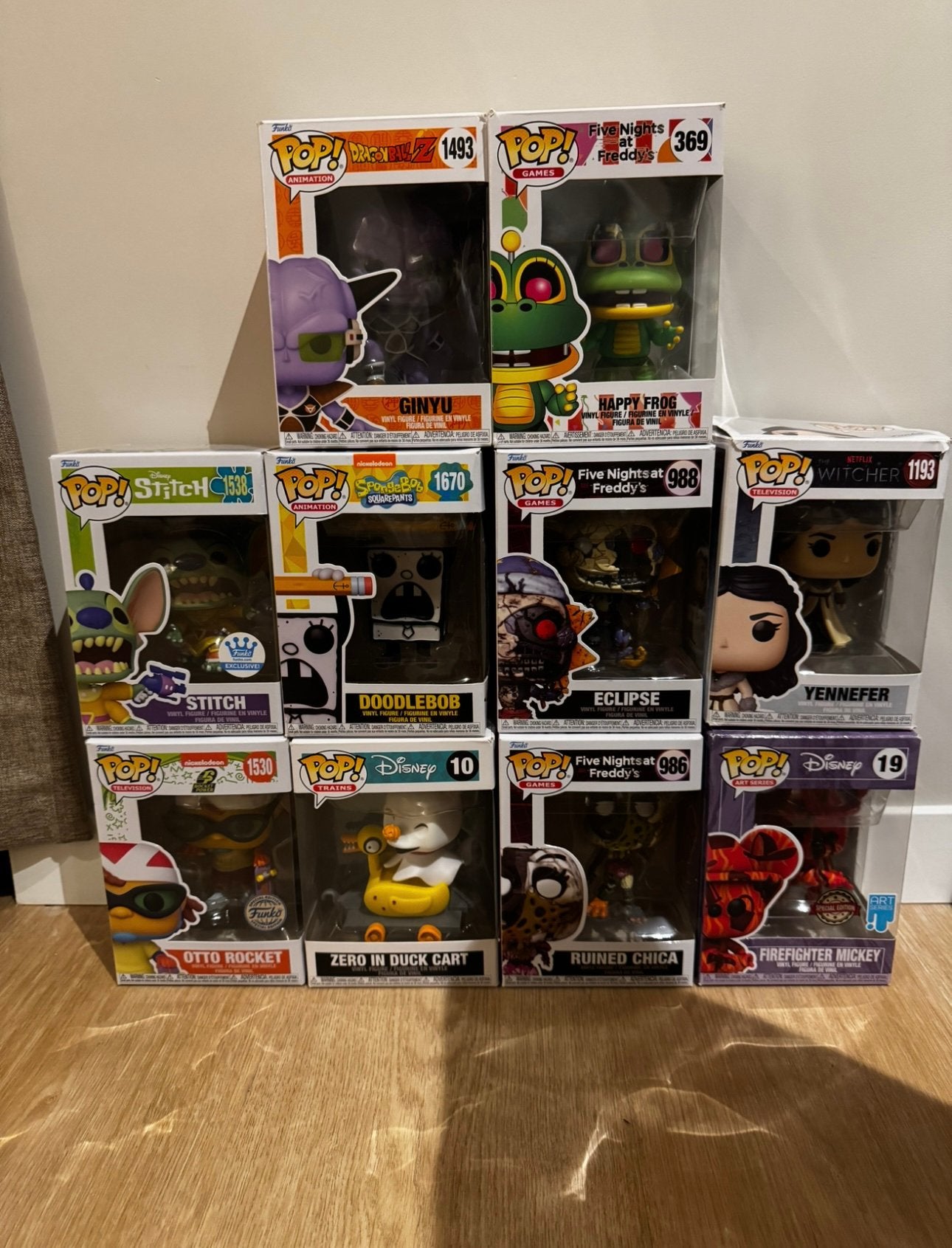 Diverse Funko Pop! figuren te koop: Ginyu, Stitch, Yennefer, Verzamelen, Poppetjes en Figuurtjes, Ophalen of Verzenden, Nieuw