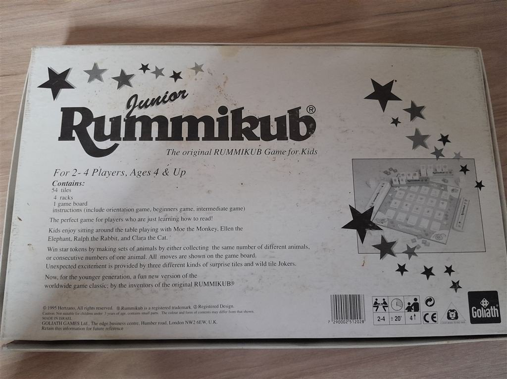rummikub junior engelse versie [s1281], Verzenden, Zo goed als nieuw