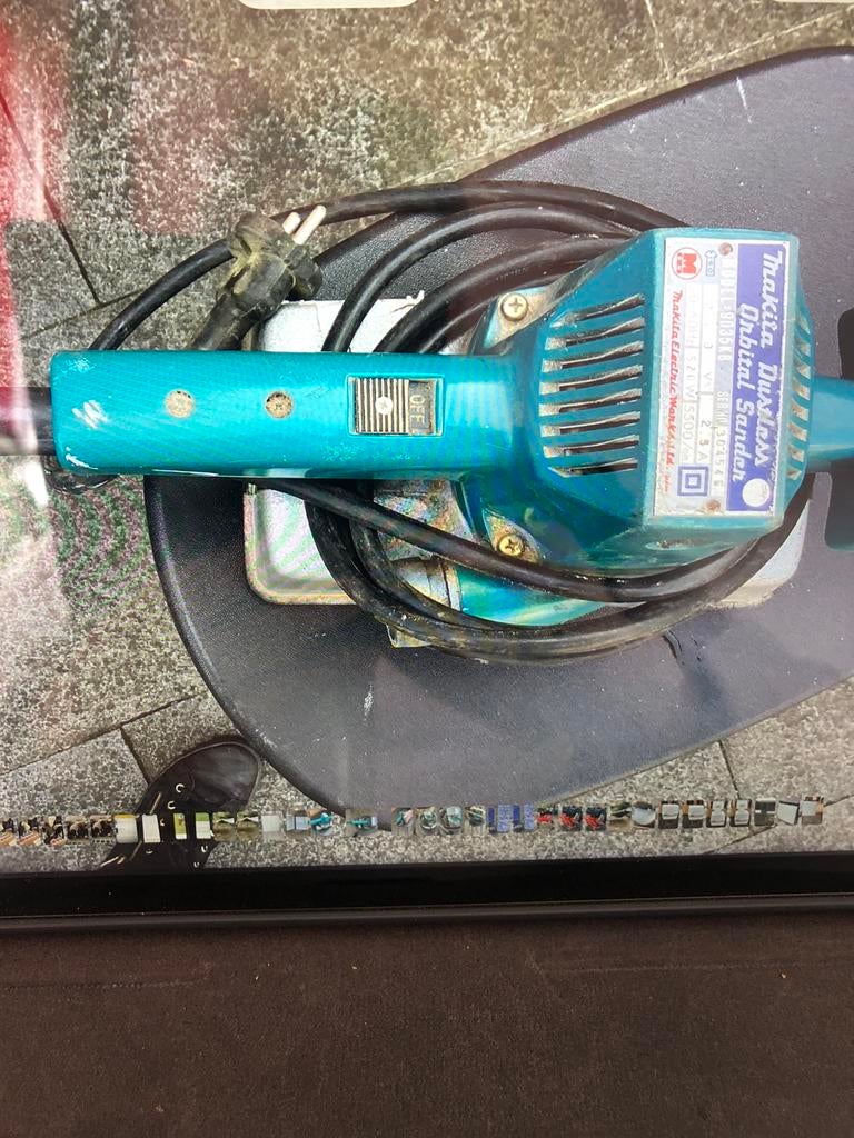 Schuurmachine makita, Ophalen, Gebruikt