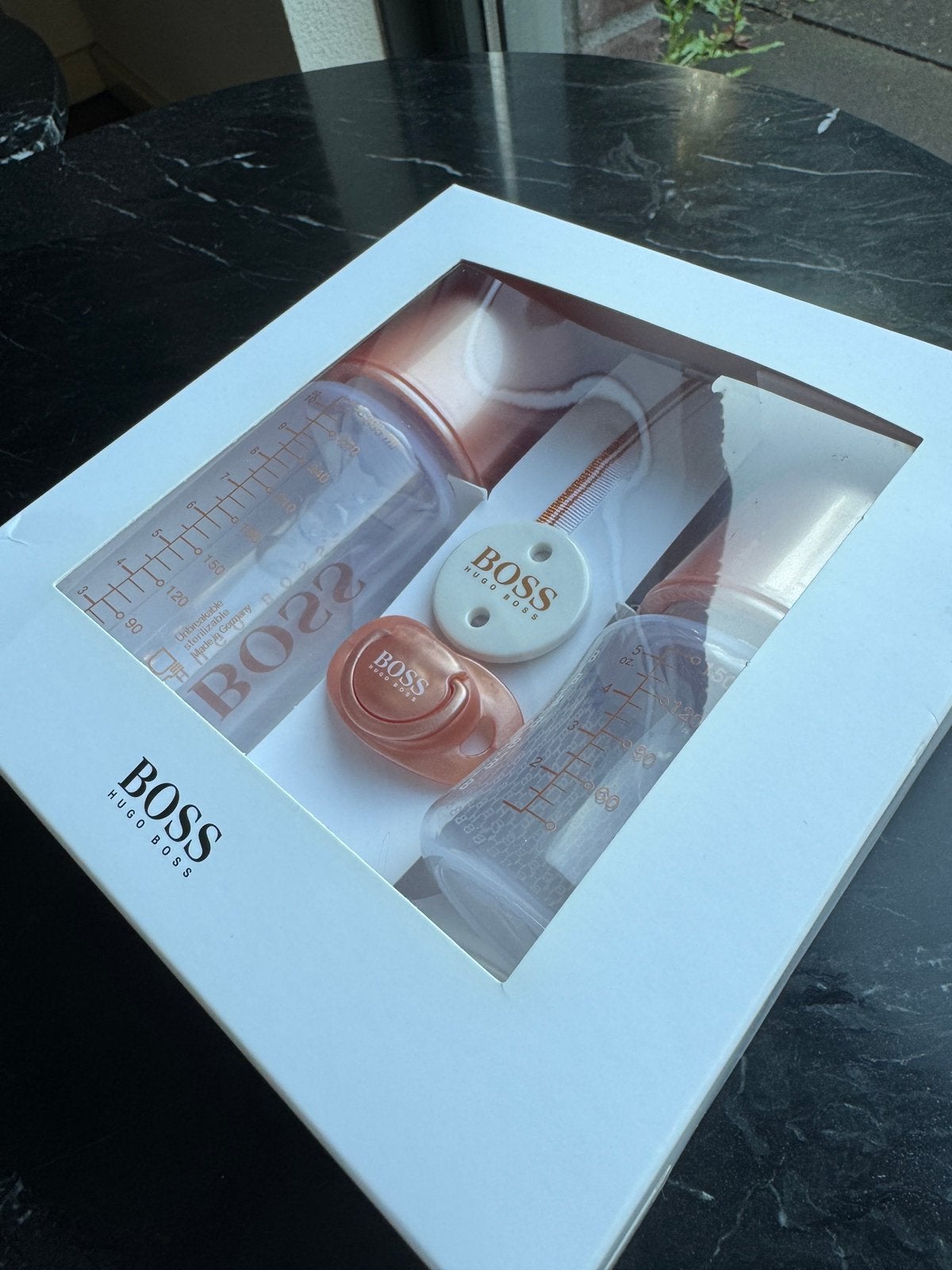 Boss Babyfles Giftset, Ophalen of Verzenden, Nieuw, Flessen- of potjesverwarmer