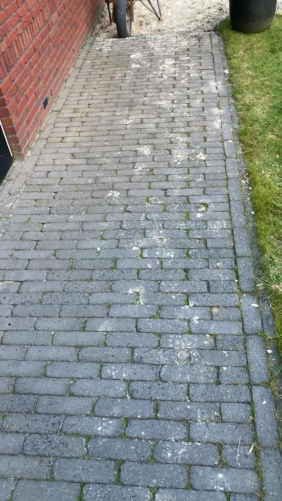 Beton waaltjes 10m2, Ophalen, Gebruikt, Klinkers, 10 m² of meer
