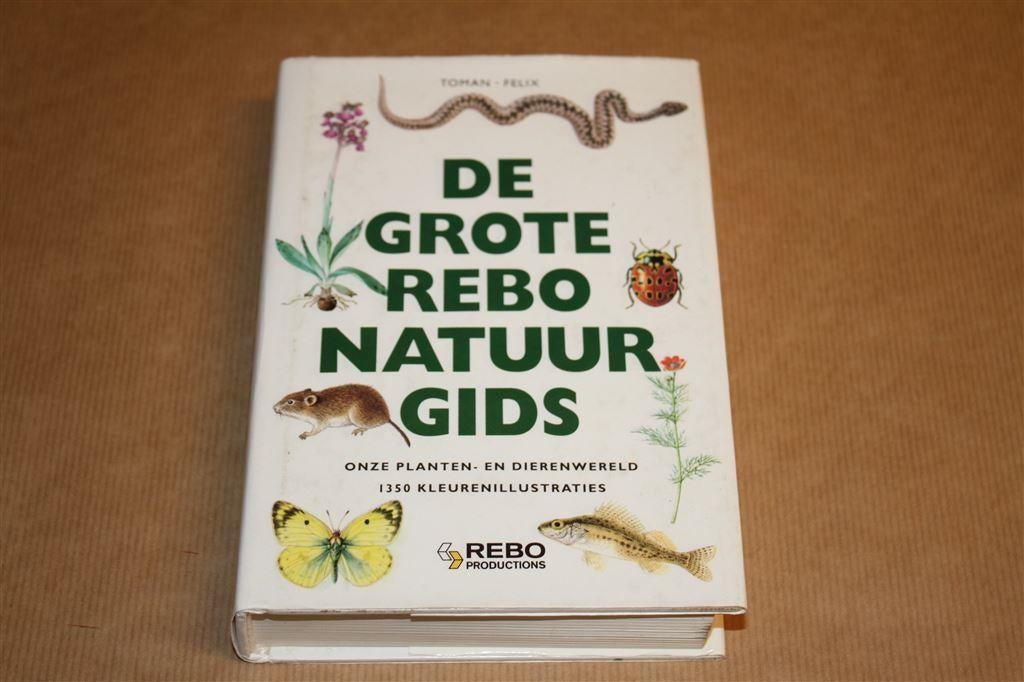 De grote Rebo natuurgids. 1350 kleurenillustraties., Ophalen of Verzenden, Gelezen