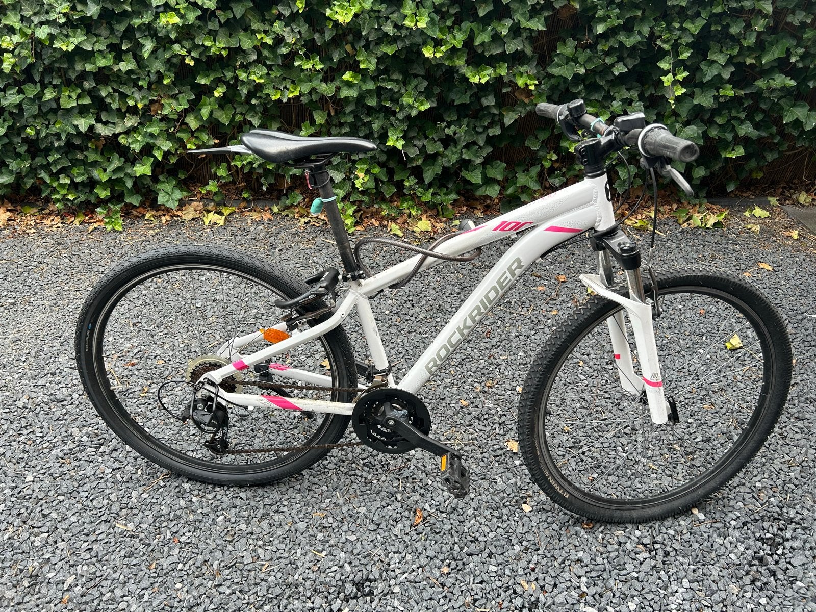 Rockrider 100 mountainbike 27,5 inch, Fietsen en Brommers, Gebruikt, Velgrem, Dames, Geen vering
