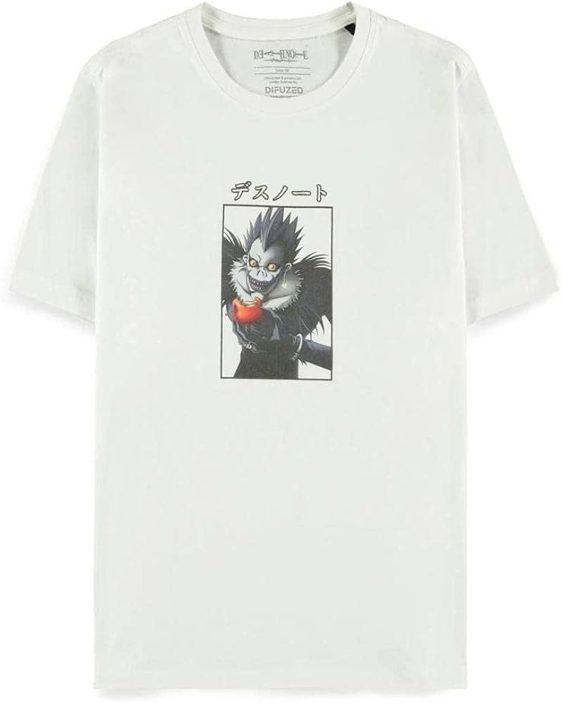 Death Note Ryuk T-shirt - Wit - Maat S, Ophalen of Verzenden, Nieuw, Maat 46 (S) of kleiner, Wit