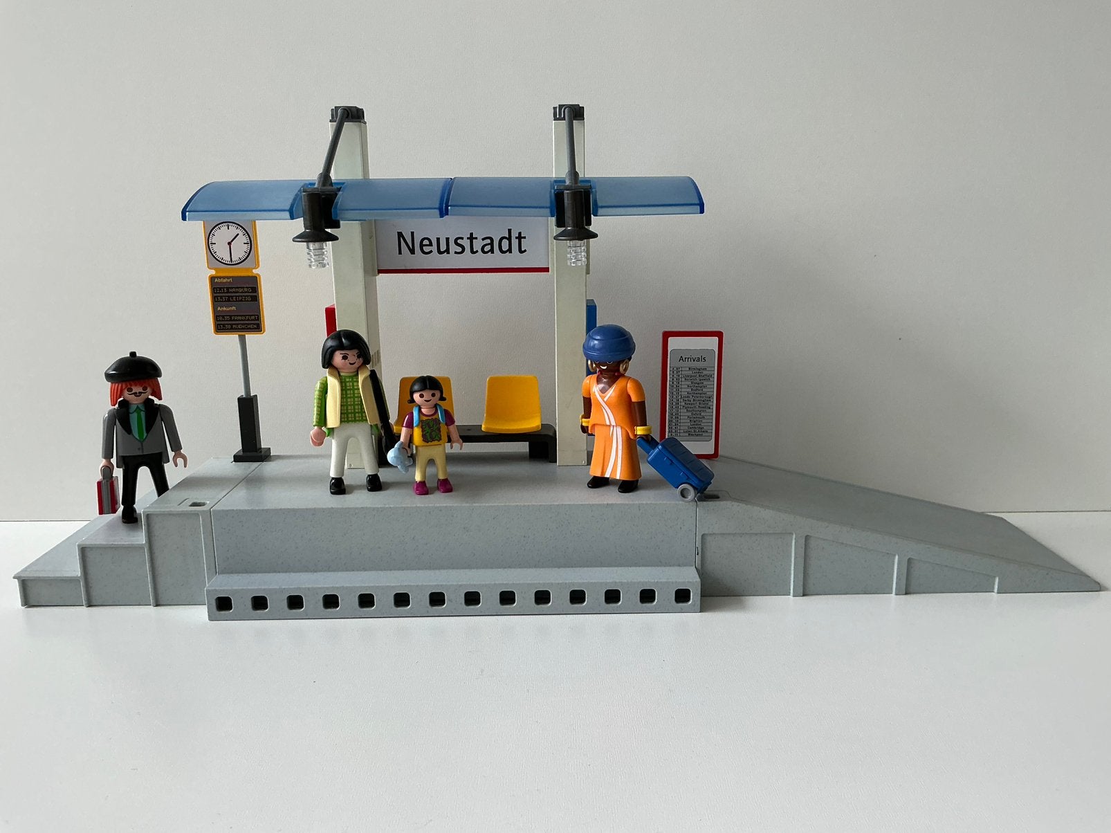 Playmobil 4304 station perron, Kinderen en Baby's, Speelgoed | Playmobil, Ophalen of Verzenden, Gebruikt, Complete set