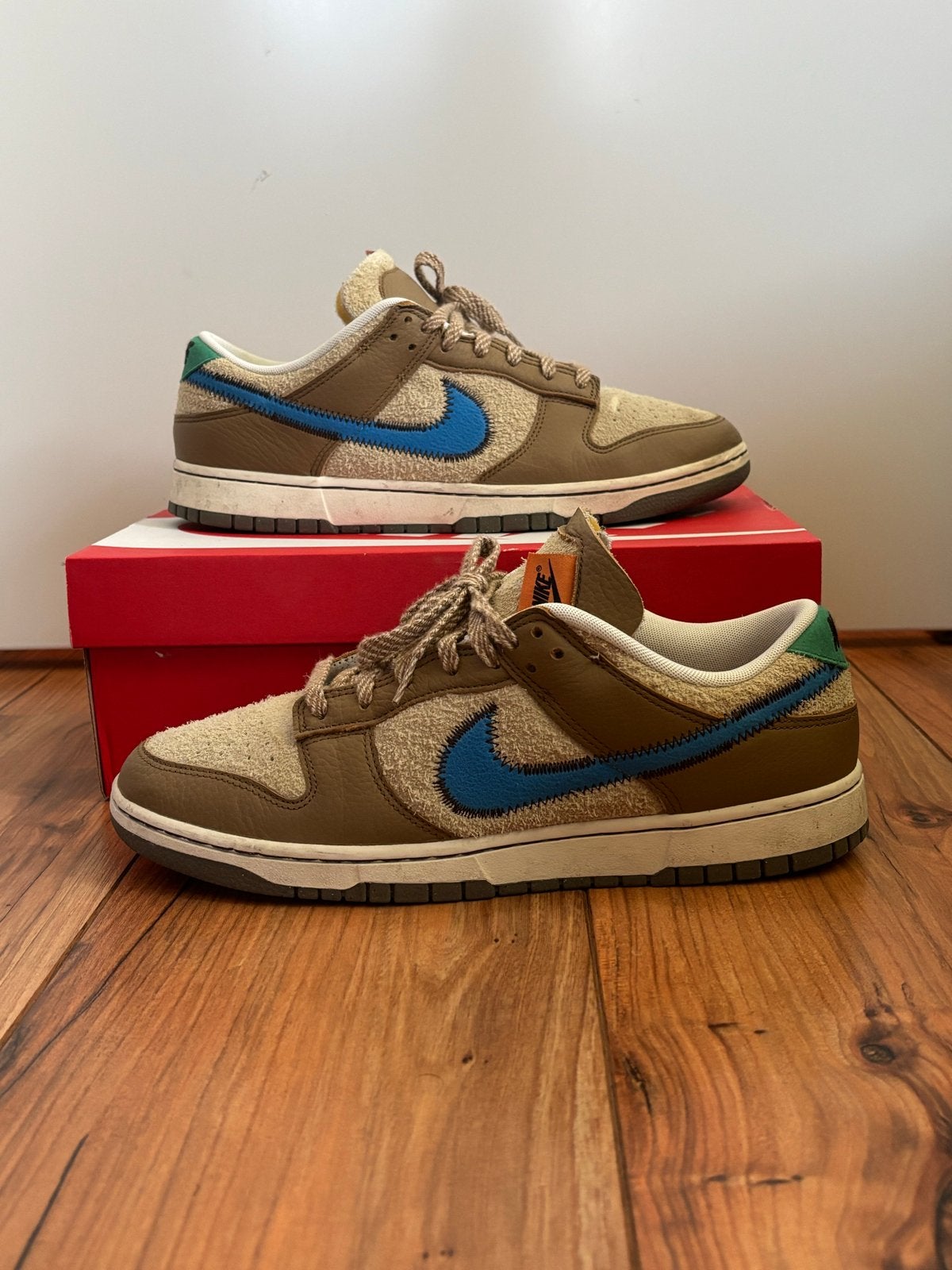 Nike x Size? ‘Dark Driftwood’ maat 46 / US 12, Overige kleuren, Ophalen of Verzenden, Sneakers of Gympen, Zo goed als nieuw