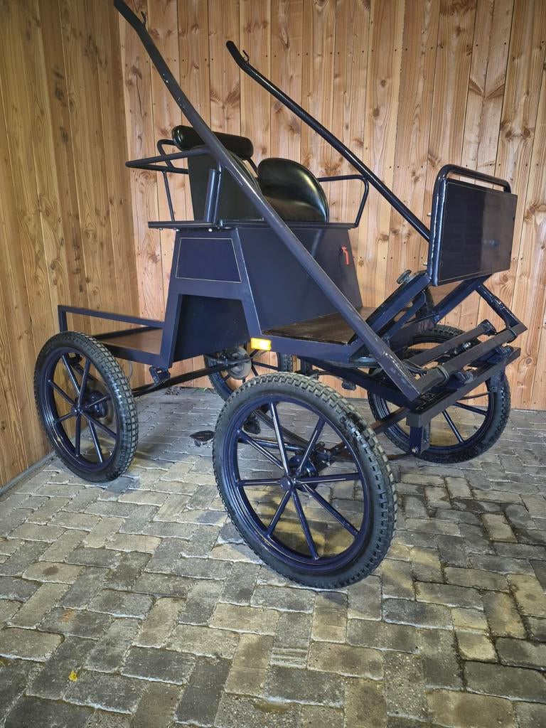 Nette Jannes vd Wal trainingwagen, Dieren en Toebehoren, Rijtuigen en Koetsen, Marathonwagen, Paard of Pony