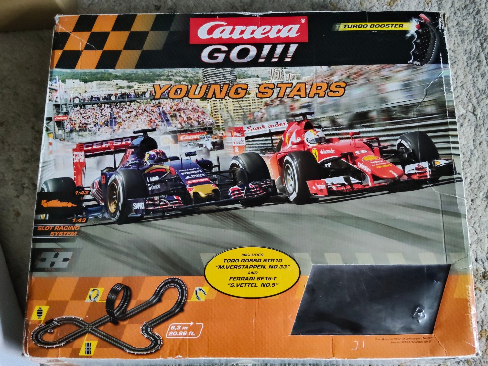 Carrera GO!!! Young Stars Racebaan met F1-auto's, Ophalen, Racebaan, Carrera, Zo goed als nieuw