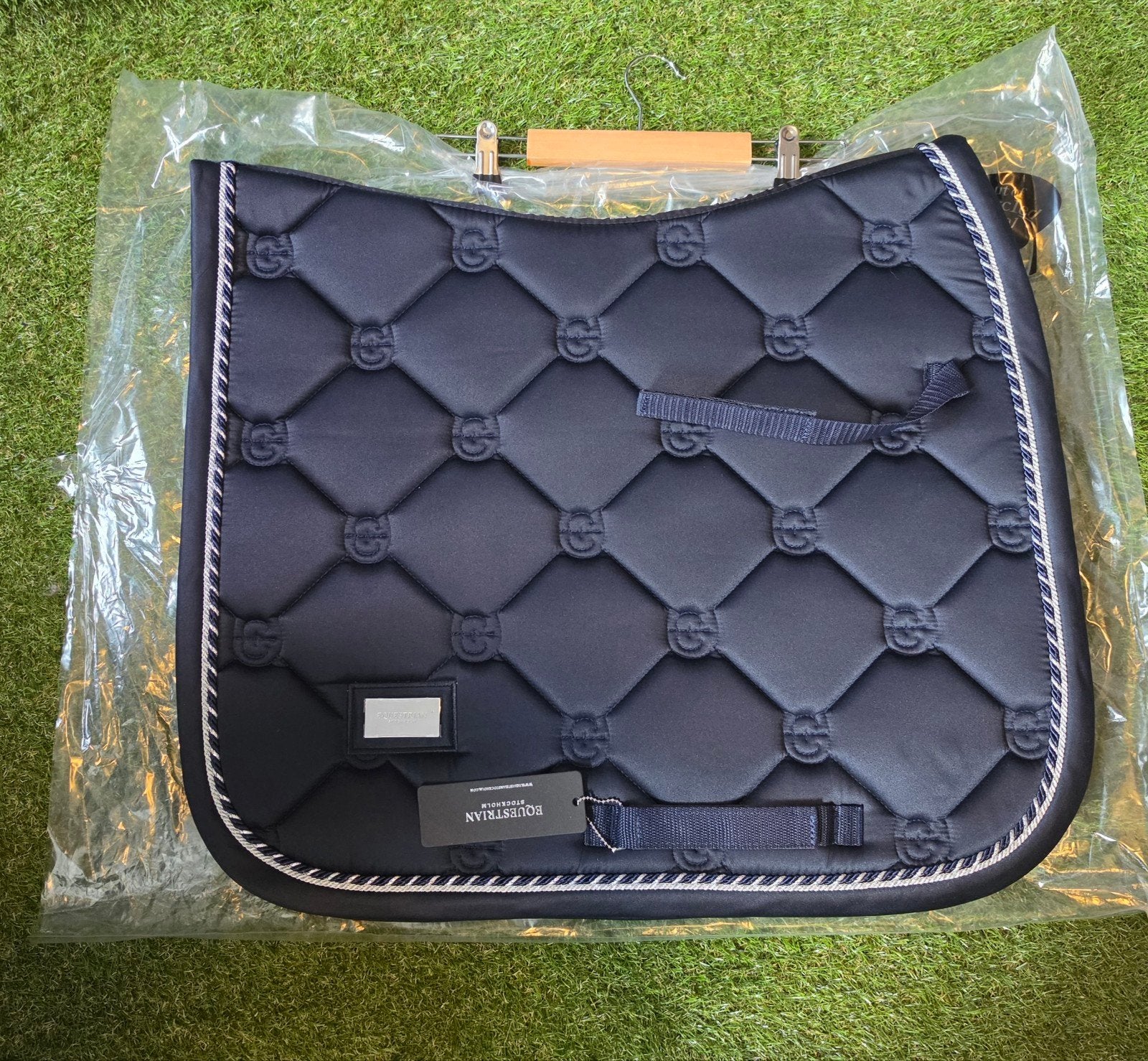 Equestrian Stockholm Pad midnight Blue met logo dressuur, Ophalen of Verzenden