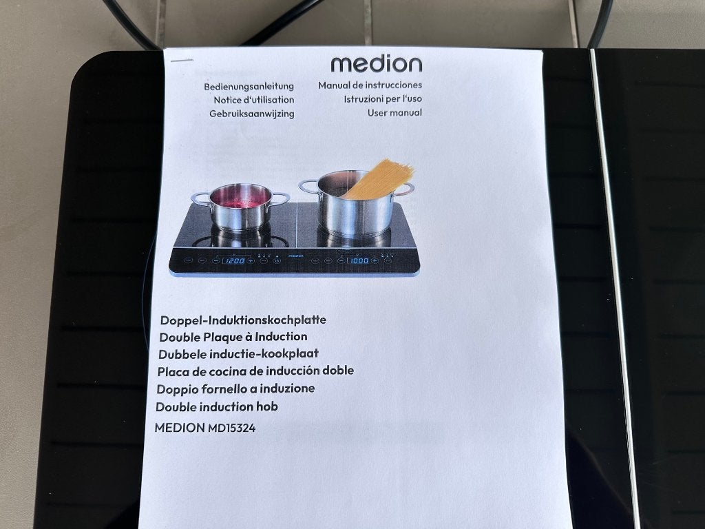 Dubbele inductie kookplaat, Ophalen, Zo goed als nieuw