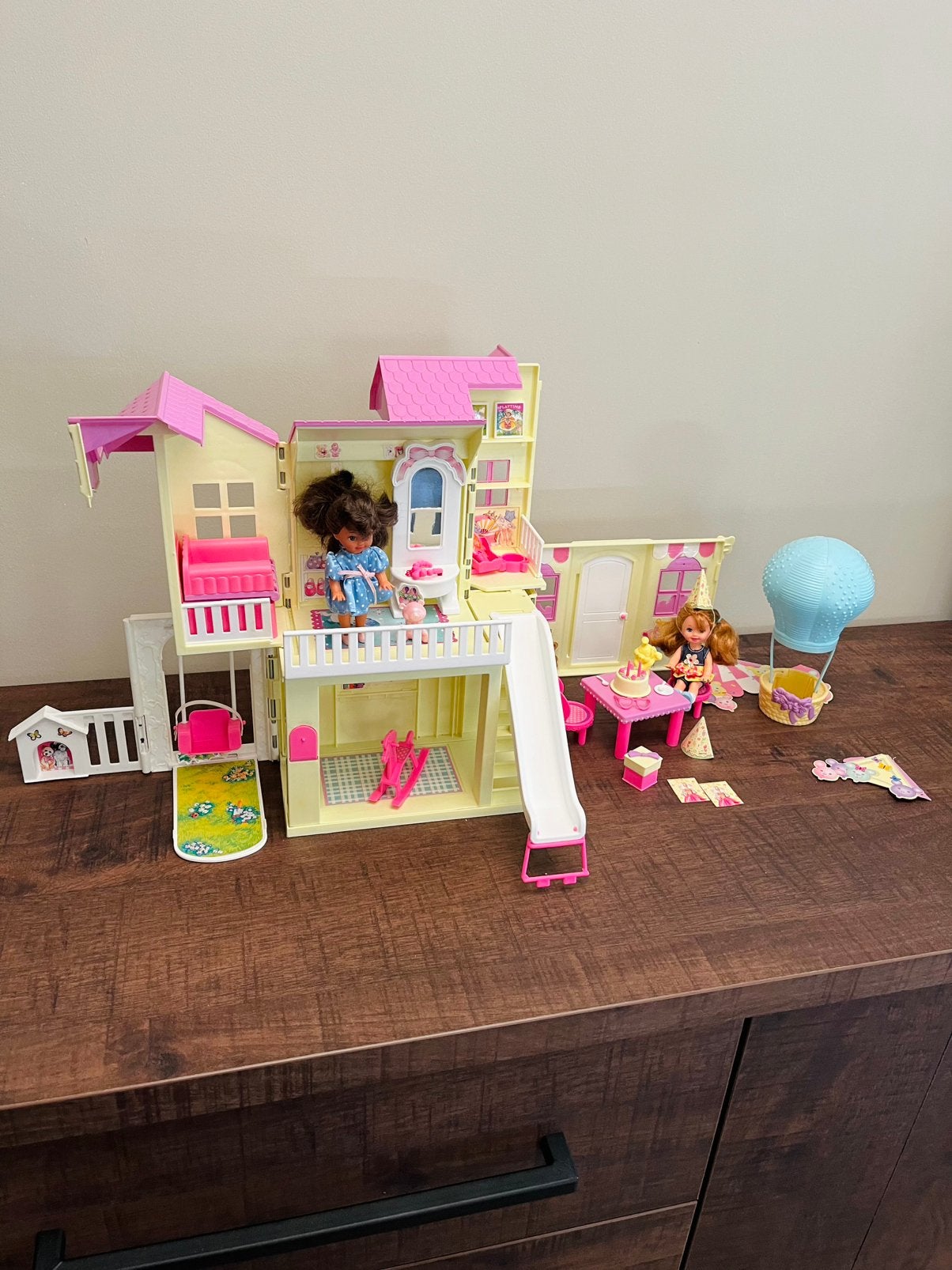Barbie Kelly pop-up playhouse set 1999 Mattel, Kinderen en Baby's, Speelgoed | Poppenhuizen, Ophalen of Verzenden, Gebruikt, Poppenhuis