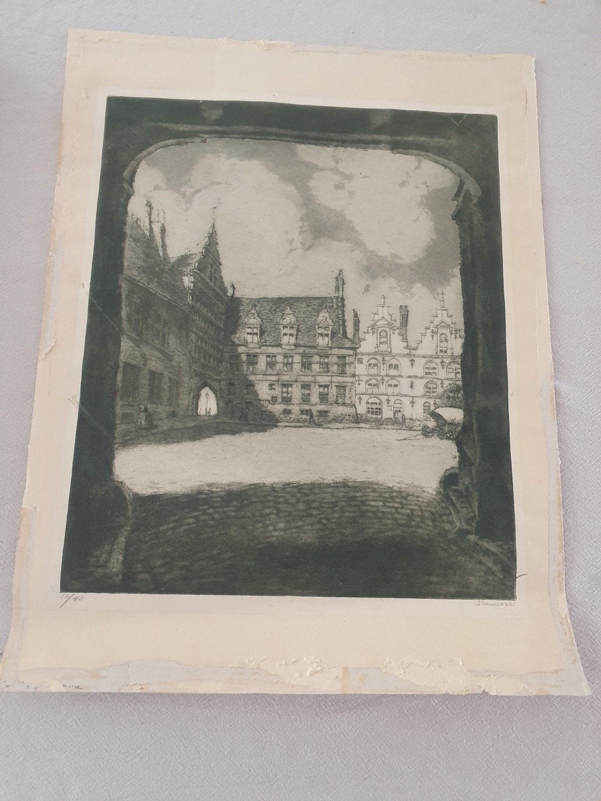 William Anderson SHERWOOD  Nieuwerck  Ieper België 1914, Antiek en Kunst, Ophalen