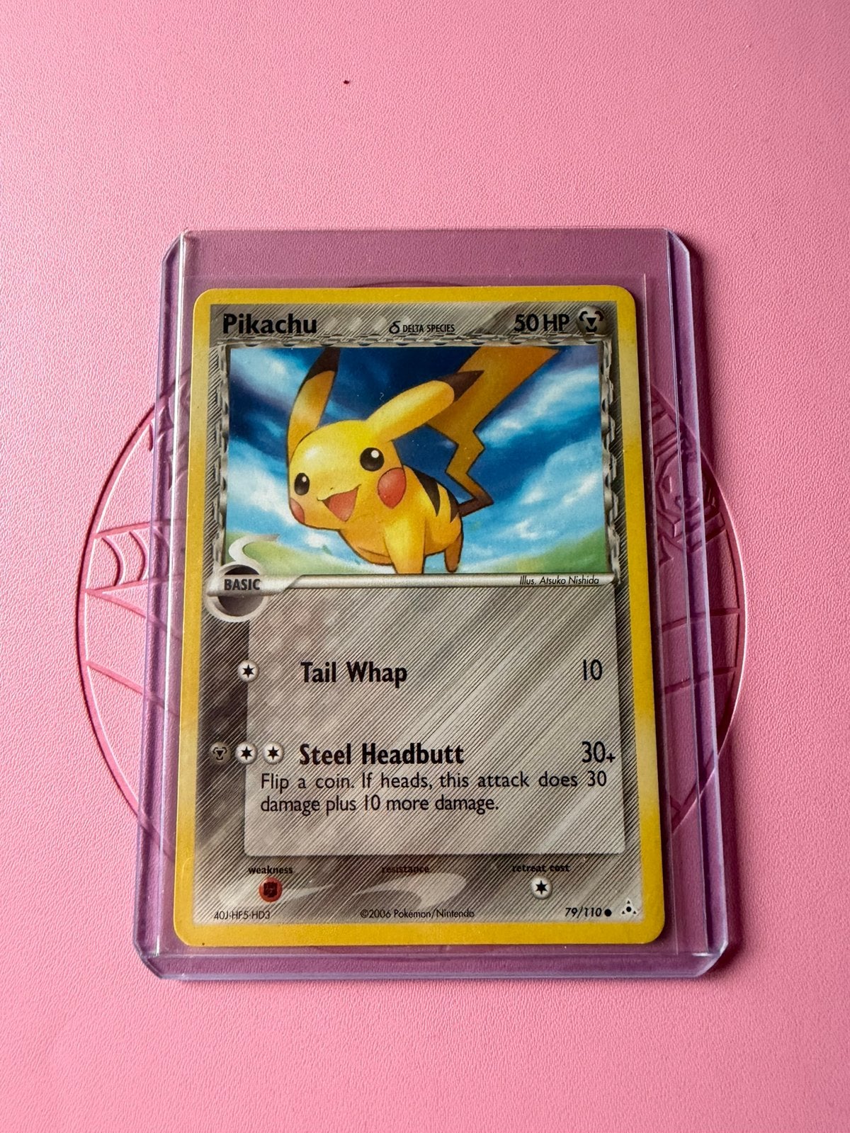 Pikachu #79 Ex Holon Phantoms, Ophalen of Verzenden, Zo goed als nieuw