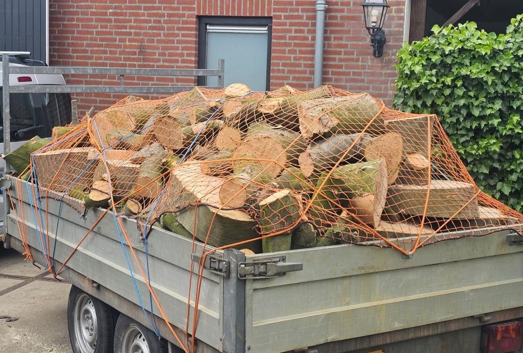 Veel hardhout Hout stookhout haardhout brandhout beuken hout, 6 m³ of meer, Ophalen of Verzenden, Beukenhout, Stammen