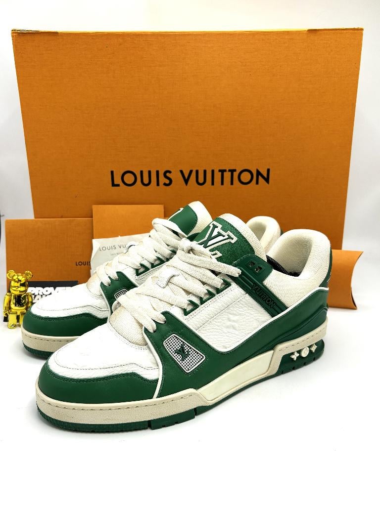 Louis Vuitton LV Sneakers Monogram Green FD0240 LV8 43-44, Overige kleuren, -, Verzenden, -