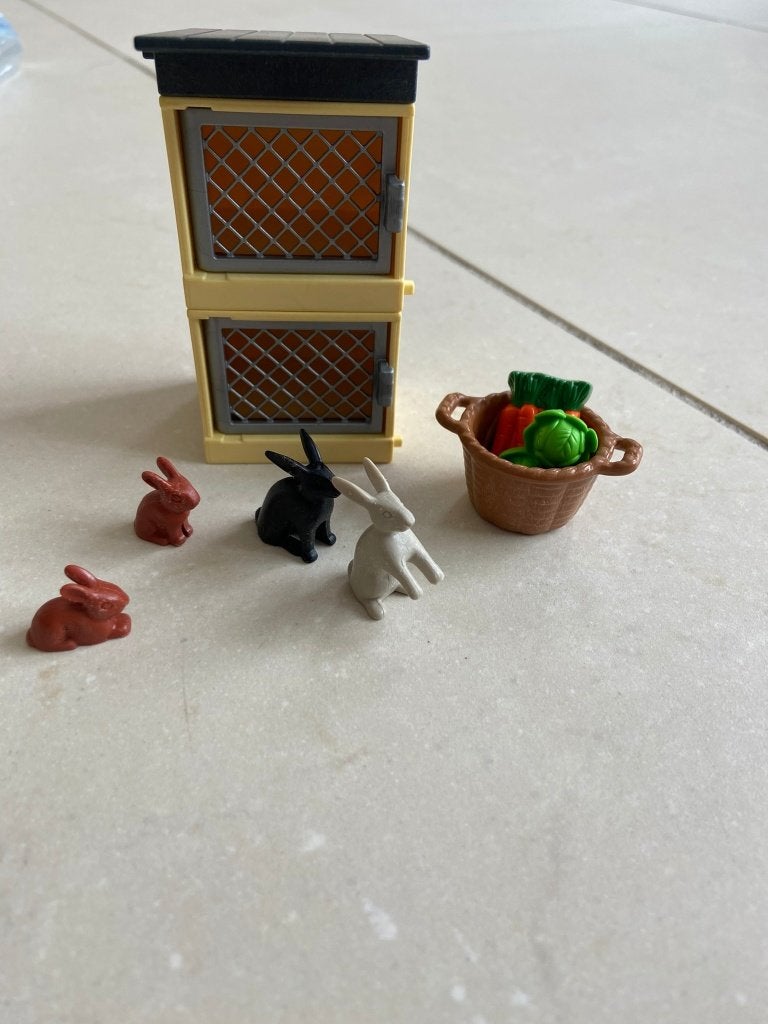 Playmobil Konijnenhok (set 4491), Kinderen en Baby's, Gebruikt, Complete set, Overige typen, Ophalen of Verzenden