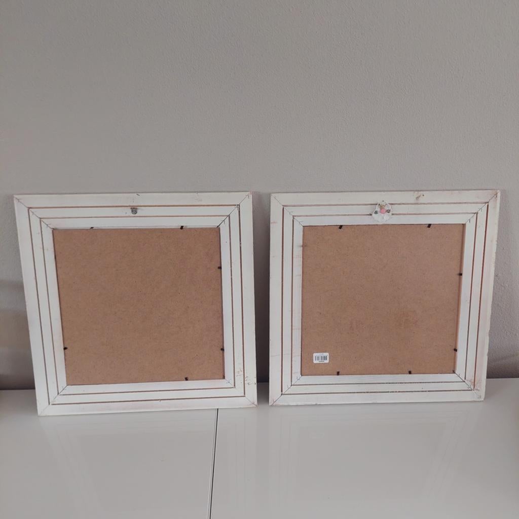 2 grote lijsten, whitewash, Huis en Inrichting, Ophalen, Hout, Minder dan 50 cm, Minder dan 50 cm