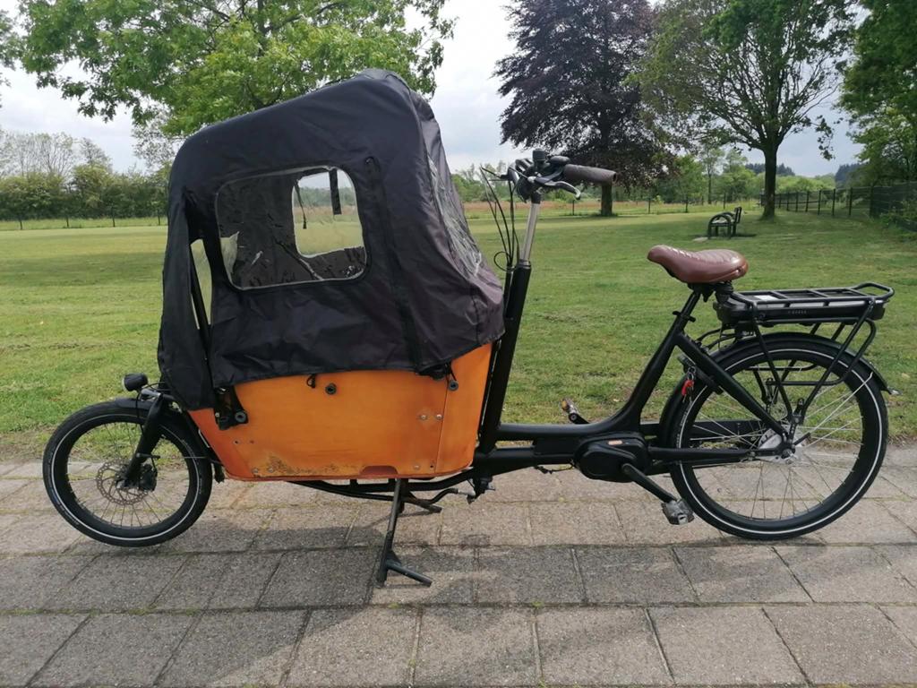 Elektrische vogue carry 2 bakfiets, Ophalen, Zo goed als nieuw, 4 kinderen of meer