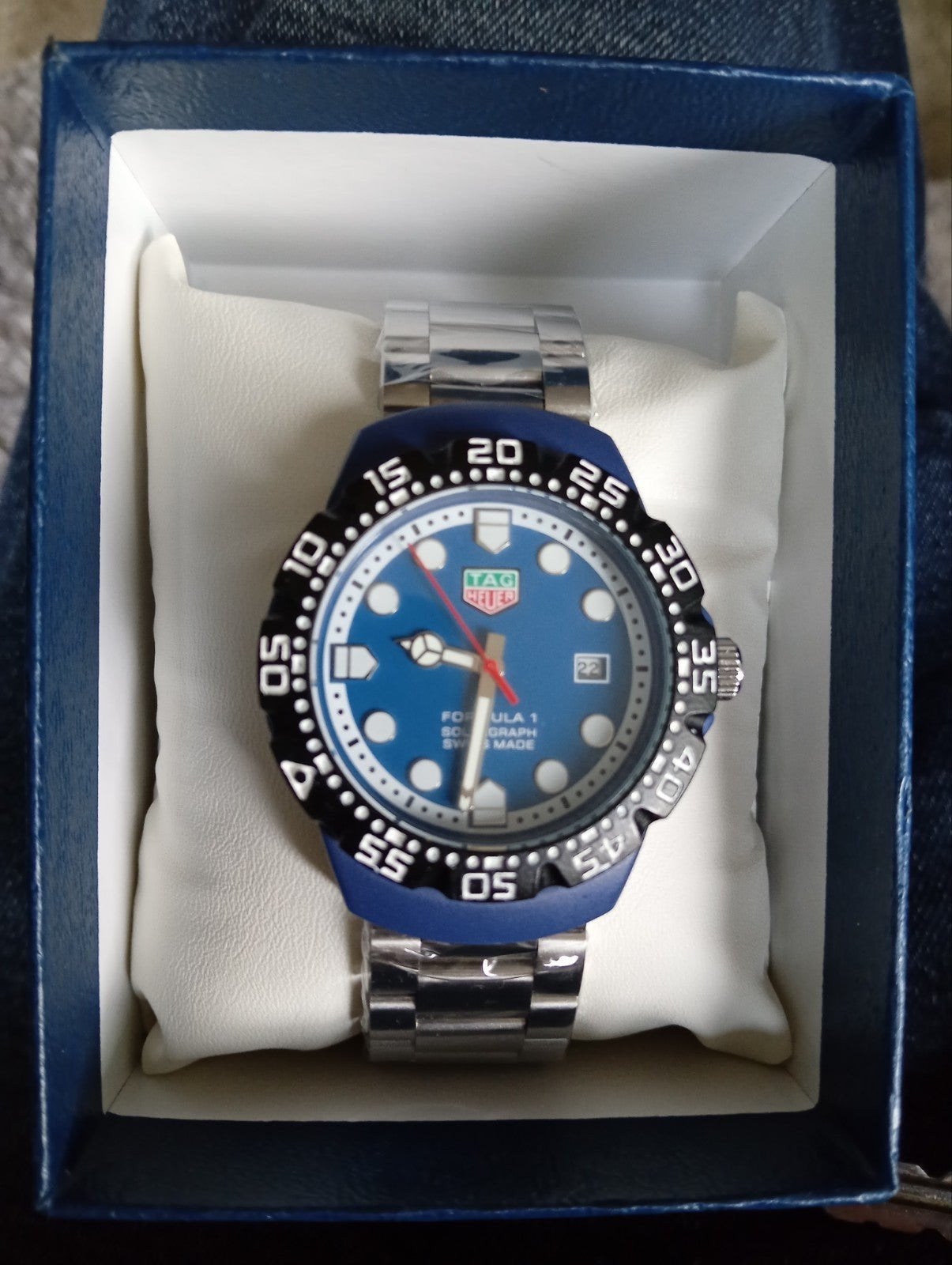 TAG Heuer Formula 1 Solargraph 39mm, Staal, Staal, Polshorloge, Ophalen of Verzenden
