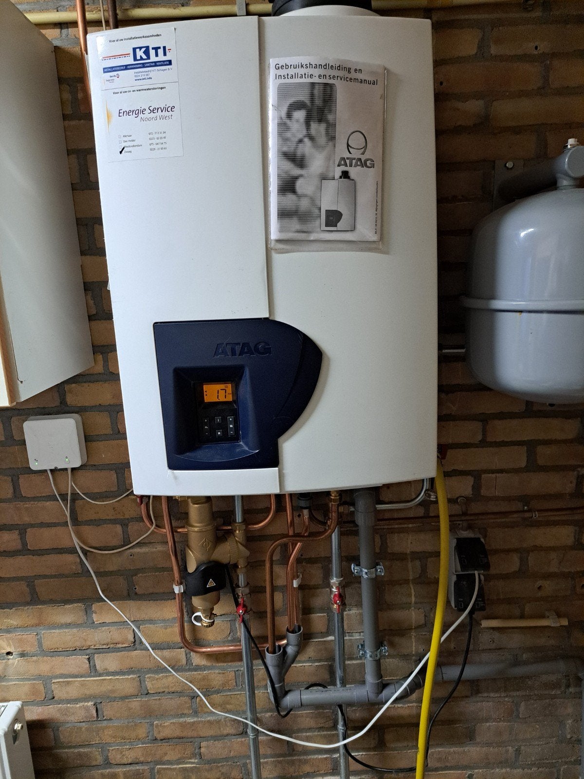 ATAG CV-ketel - Goed onderhouden en functioneel, Ophalen, Gebruikt, Hoog rendement (Hr), Cv-ketel of Combi-ketel
