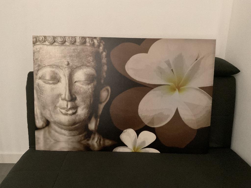 Boeda schilderij, Huis en Inrichting, Woonaccessoires | Schilderijen, Tekeningen en Foto's, Ophalen, 50 tot 75 cm, Zo goed als nieuw