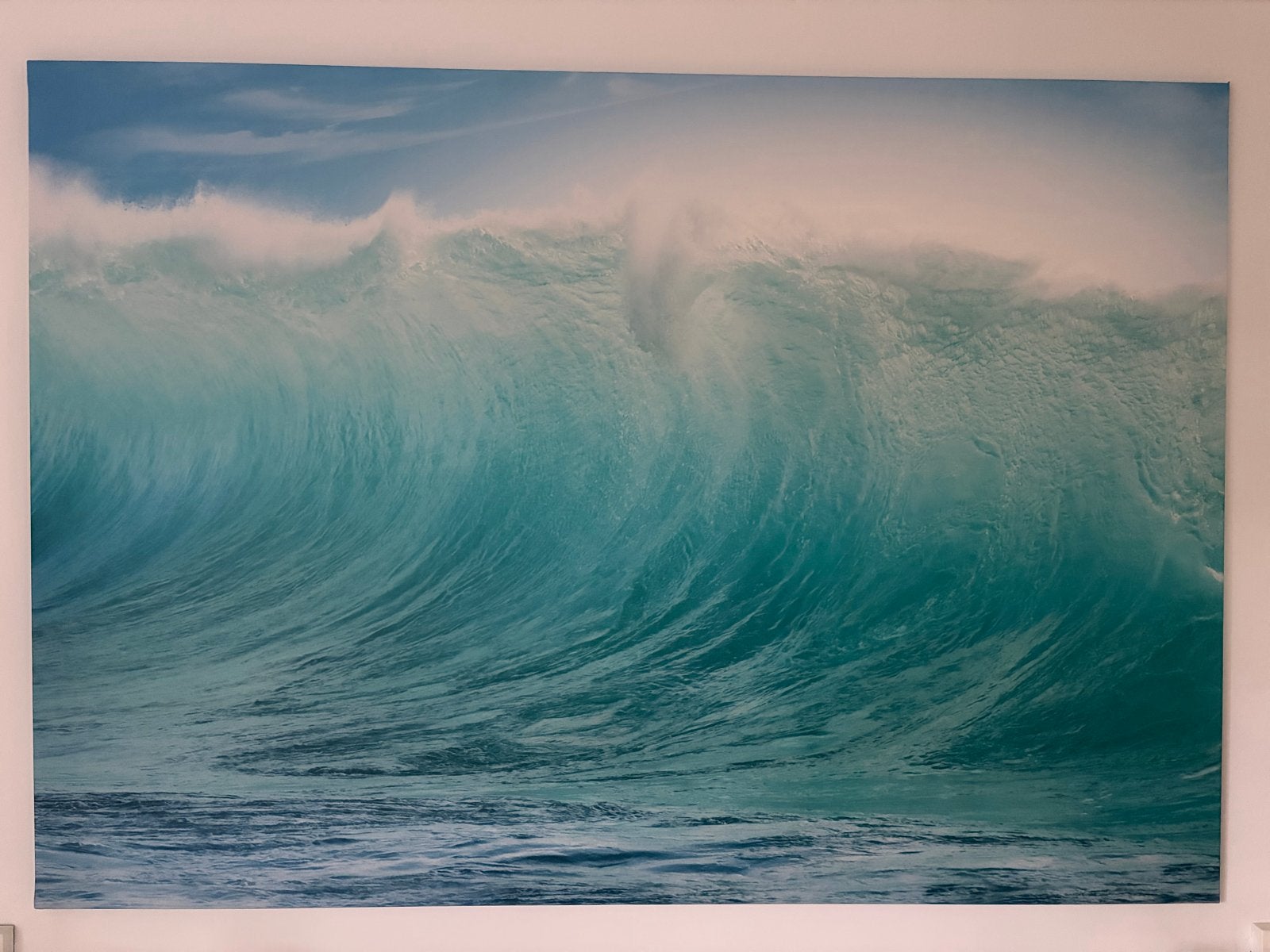 IKEA PREMIÄR Waves, Hawaii – Mark A. Johnson, Ophalen, Zo goed als nieuw, 125 cm of meer, Schilderij