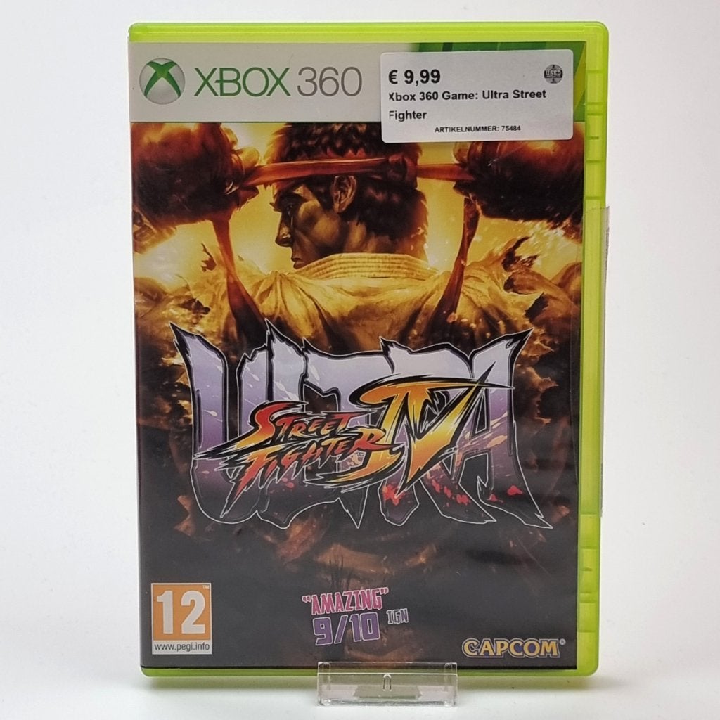 Xbox 360 Game: Ultra Street Fighter IV, Microsoft, Zo goed als nieuw, Support@microsoft.com, Microsoft Corporation
One Microsoft Way
Redmond, WA 98052-6399
USA