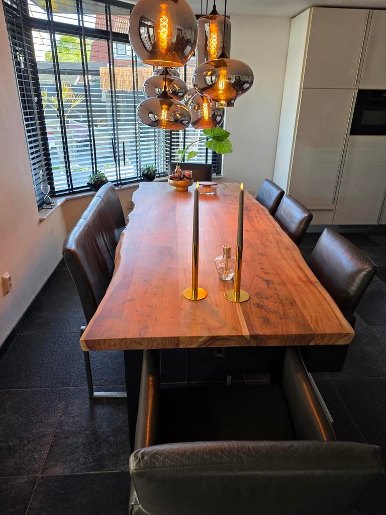 Bert Plantagie antraciet armleuning stoelen, Ophalen, Gebruikt, Grijs, Vijf, Zes of meer stoelen