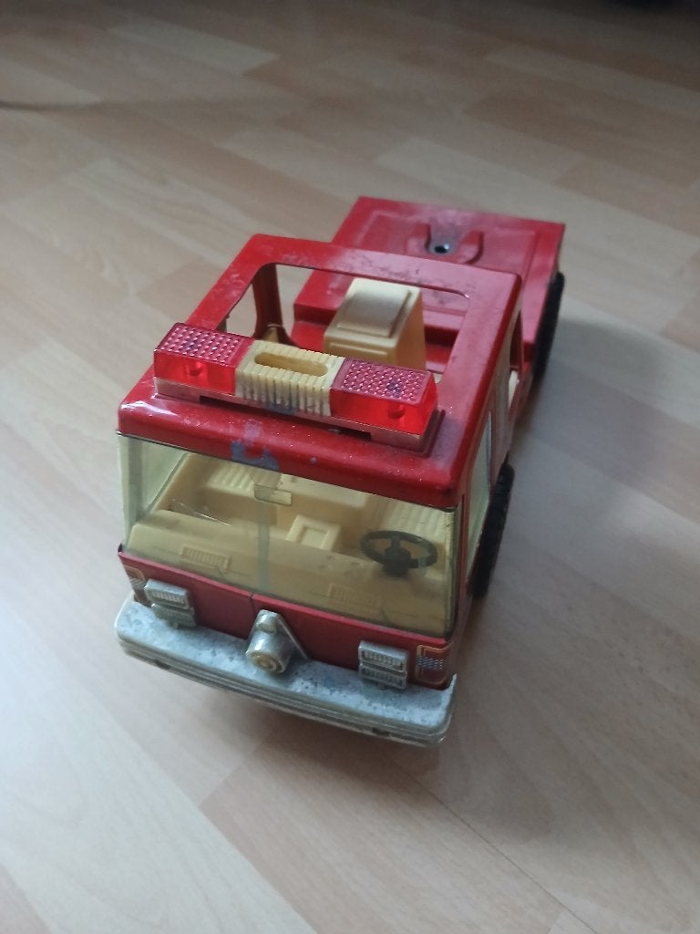 Vintage Nylint brandweerwagen ladderwagen, Antiek en Kunst, Ophalen