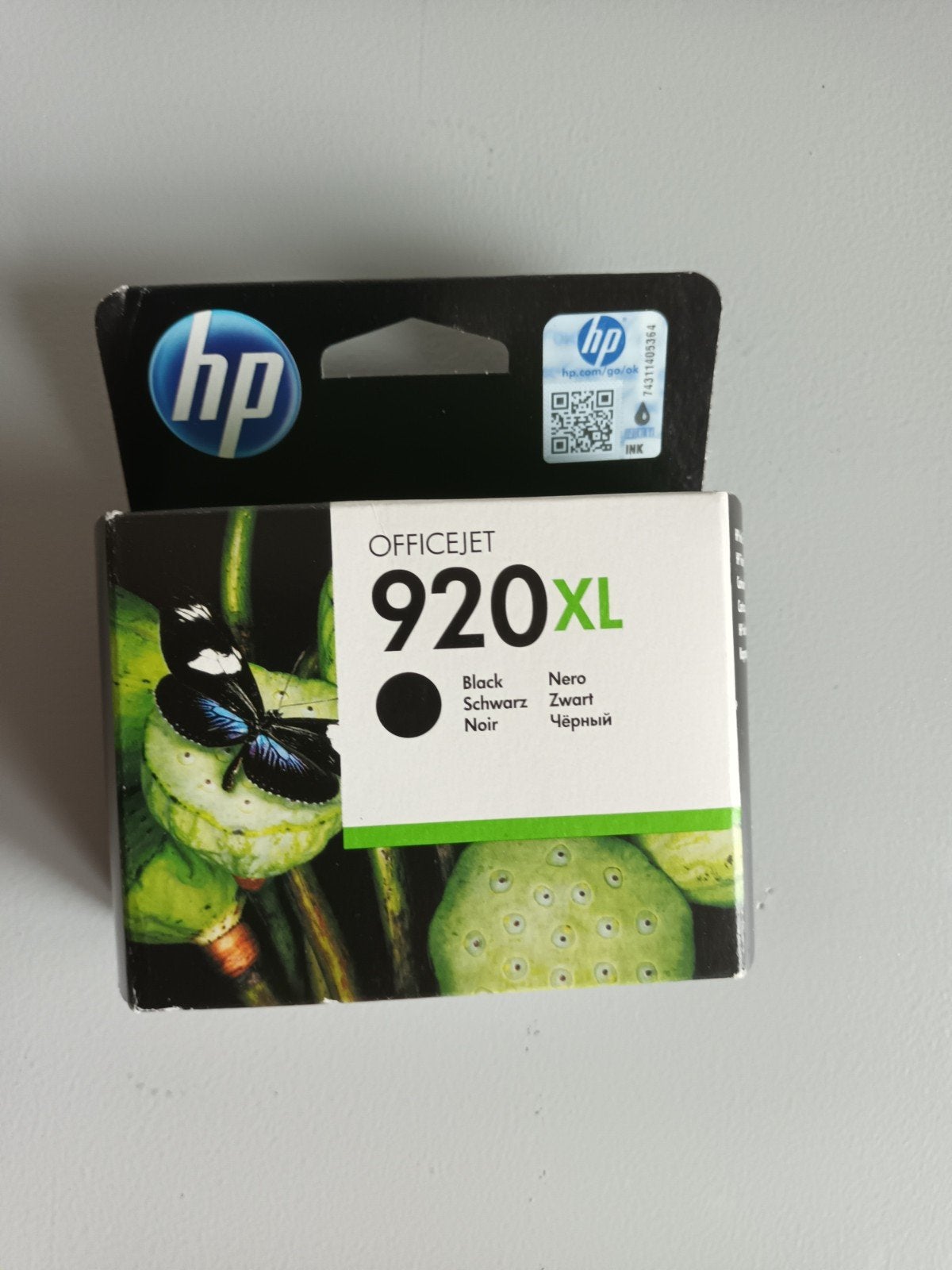 HP inkt cartridge 920 XL zwart zwarte 90XL Black in doosje, Ophalen of Verzenden, Nieuw, Cartridge, HP