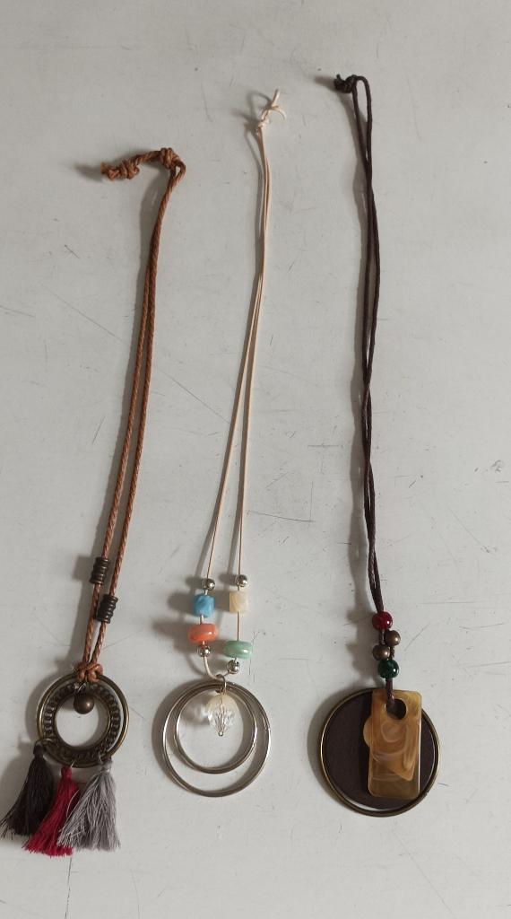 3 nieuwe kettingen, Ophalen of Verzenden, Nieuw, Overige kleuren, Overige materialen